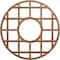 Ekena Millwork O'Neal Wood Fretwork Pierced Ceiling Medallion, Walnut, 38"OD x 13 3/4"ID x 3/8"T CMWP38X38X0375ONWA - alternate 1